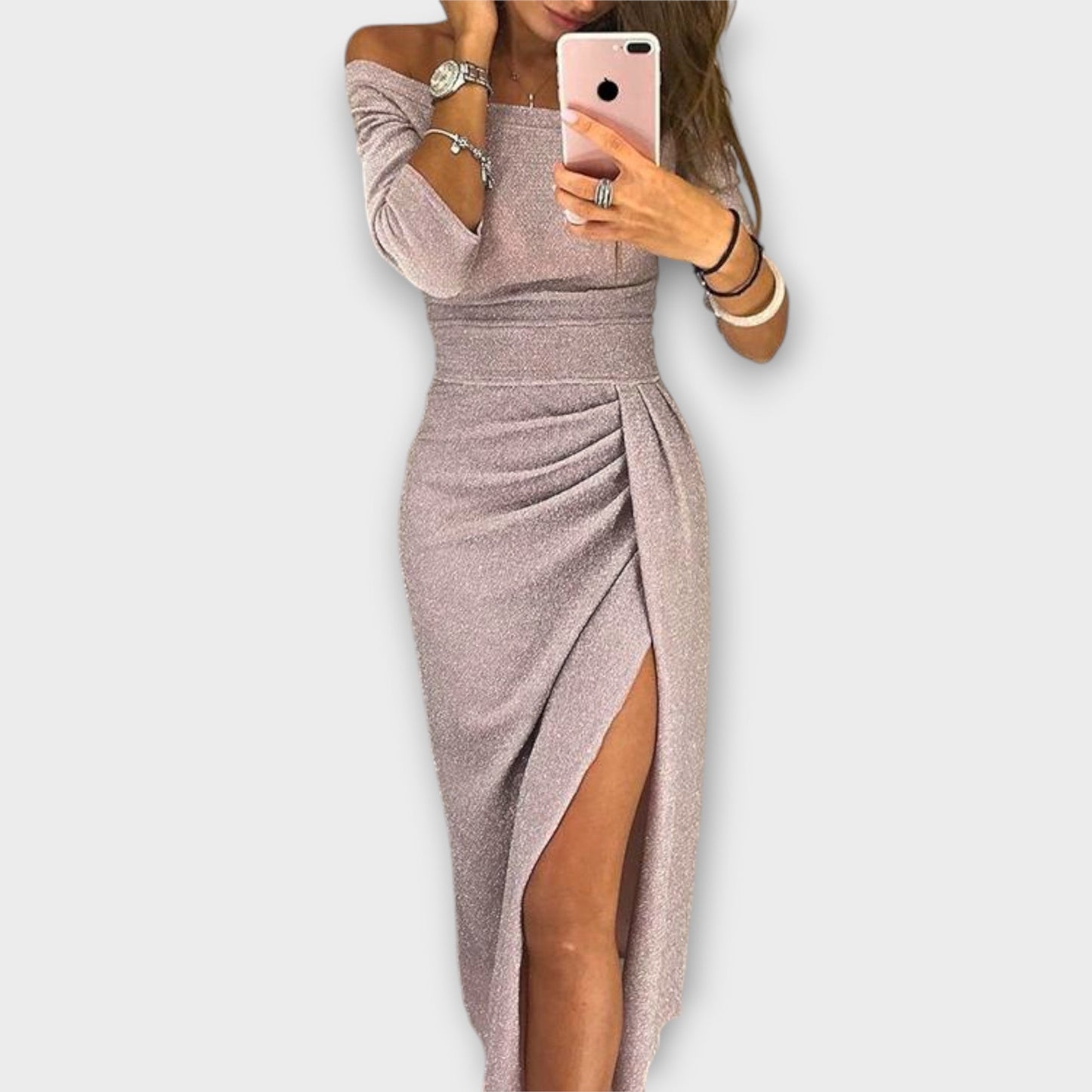 Elegant Off-Shoulder Dress