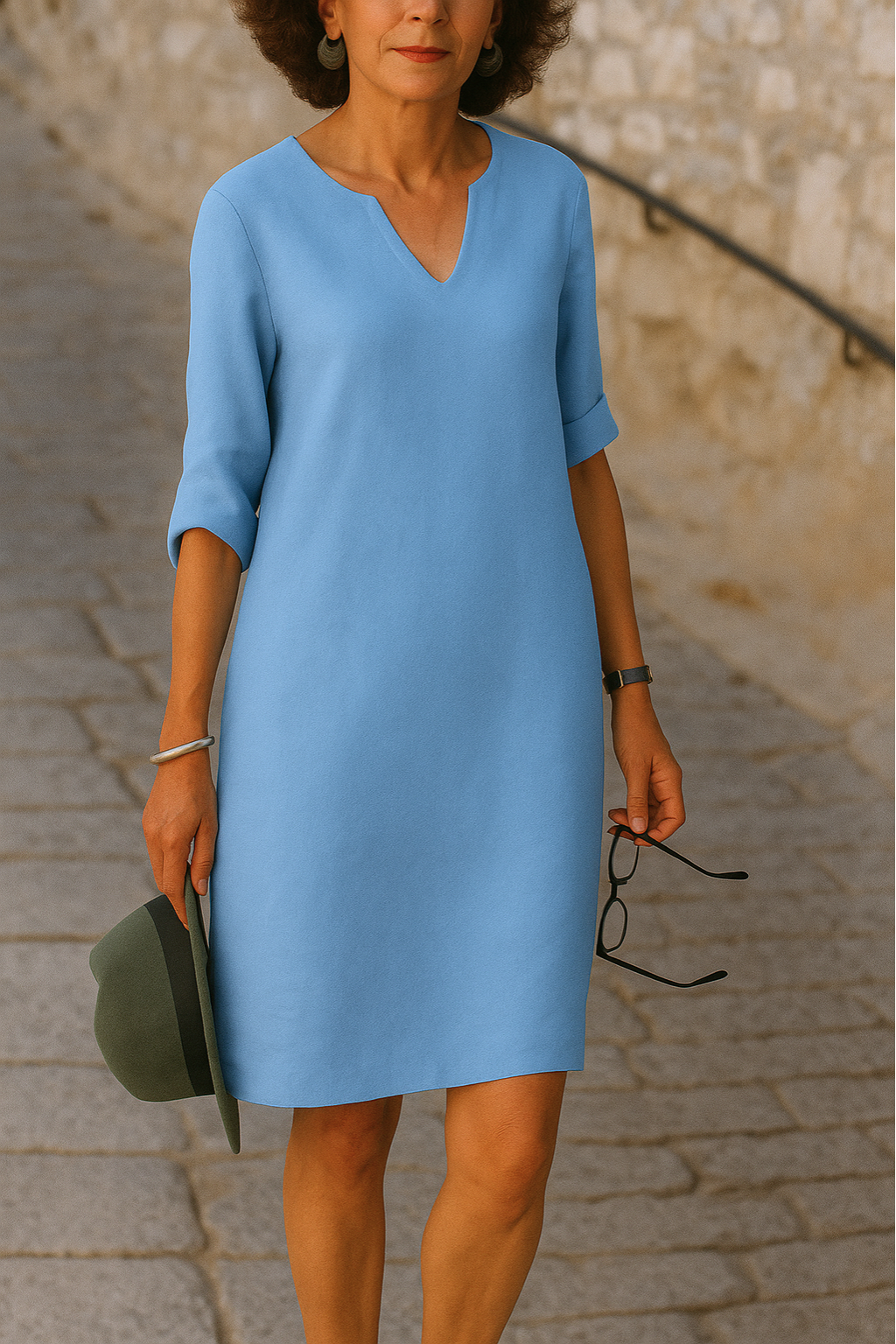 Luxe Regina™ | Elegant V-Neck Dress