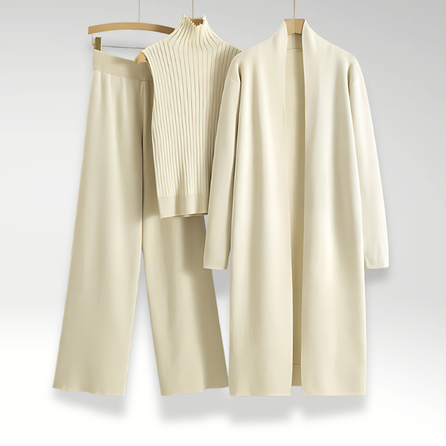 Luxury Three-Piece Knit Set