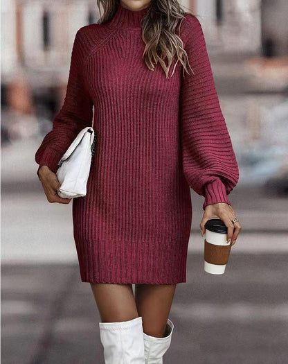 Lari Long-Sleeve Mesh Dress