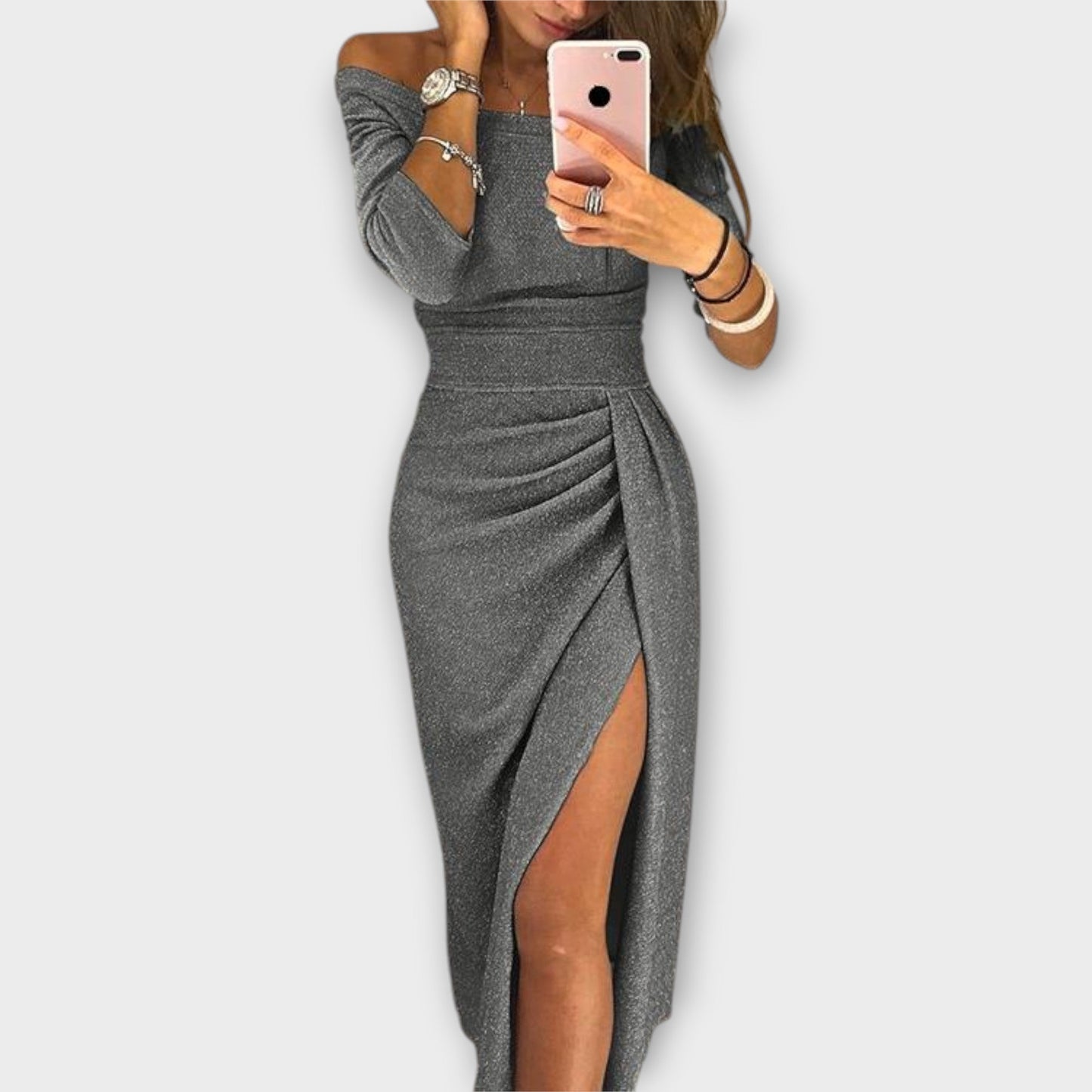 Elegant Off-Shoulder Dress