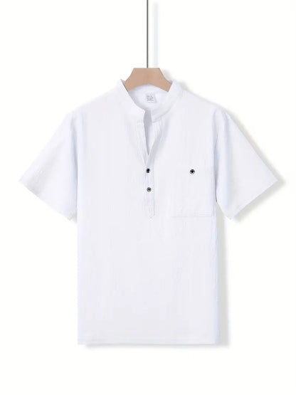 Elegant Short-Sleeve Shirt
