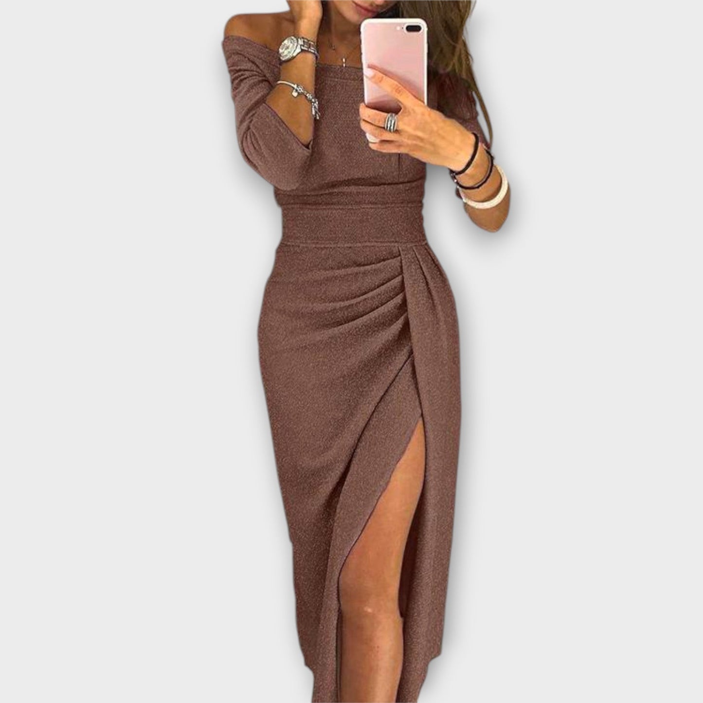 Elegant Off-Shoulder Dress