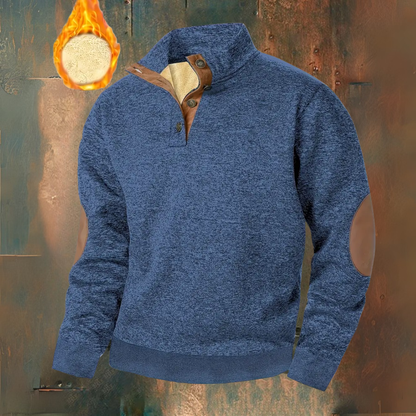 Luxe Regina™ l Warm Fleece Pullover with Button Closure