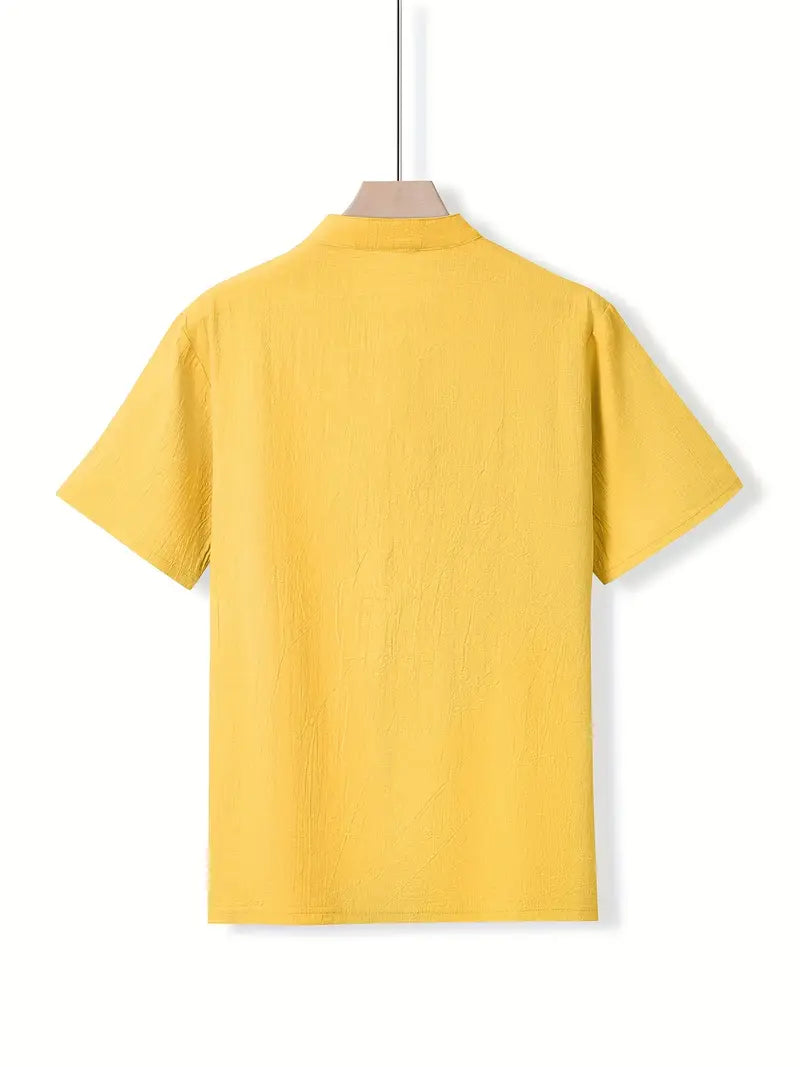 Elegant Short-Sleeve Shirt