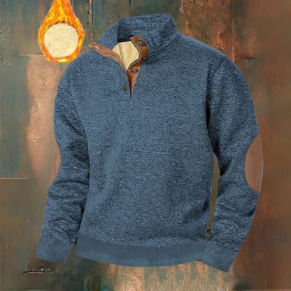 Luxe Regina™ l Warm Fleece Pullover with Button Closure