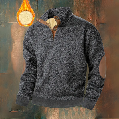 Luxe Regina™ l Warm Fleece Pullover with Button Closure