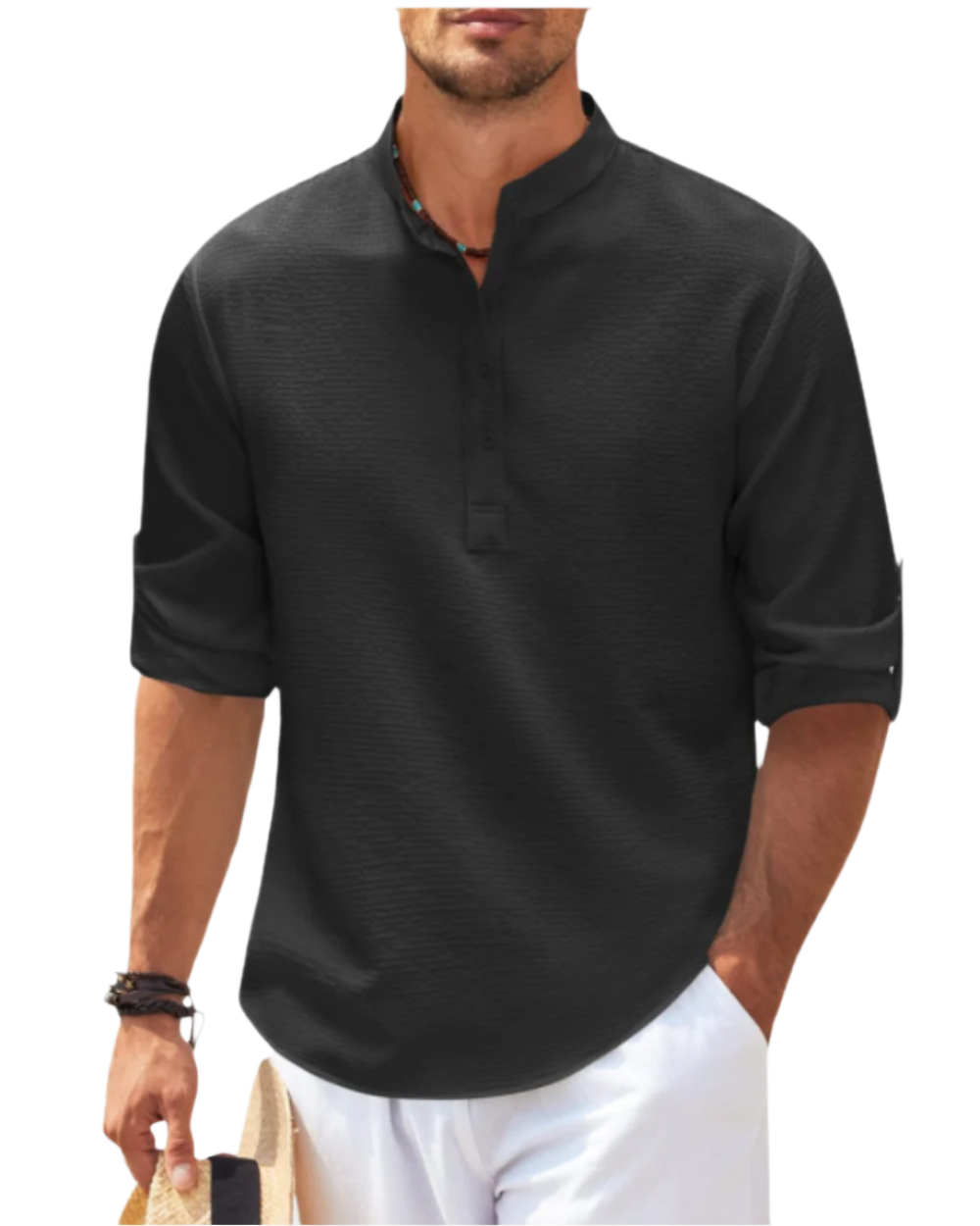 Long-Sleeve Polo Shirt