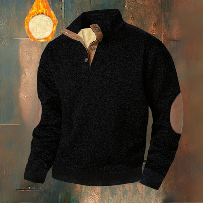 Luxe Regina™ l Warm Fleece Pullover with Button Closure