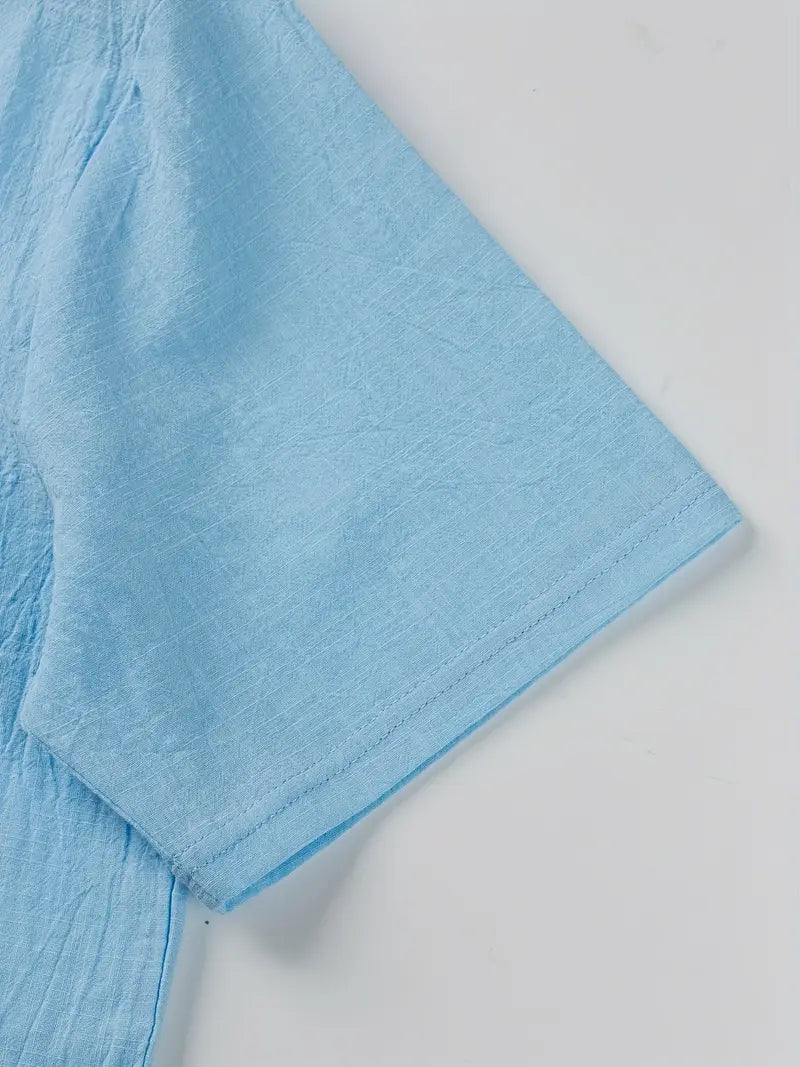 Elegant Short-Sleeve Shirt