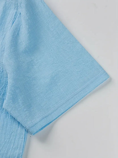 Elegant Short-Sleeve Shirt