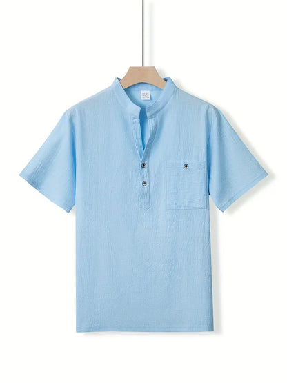 Elegant Short-Sleeve Shirt
