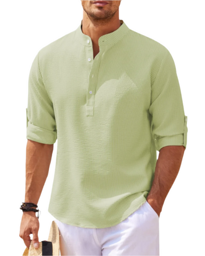 Long-Sleeve Polo Shirt