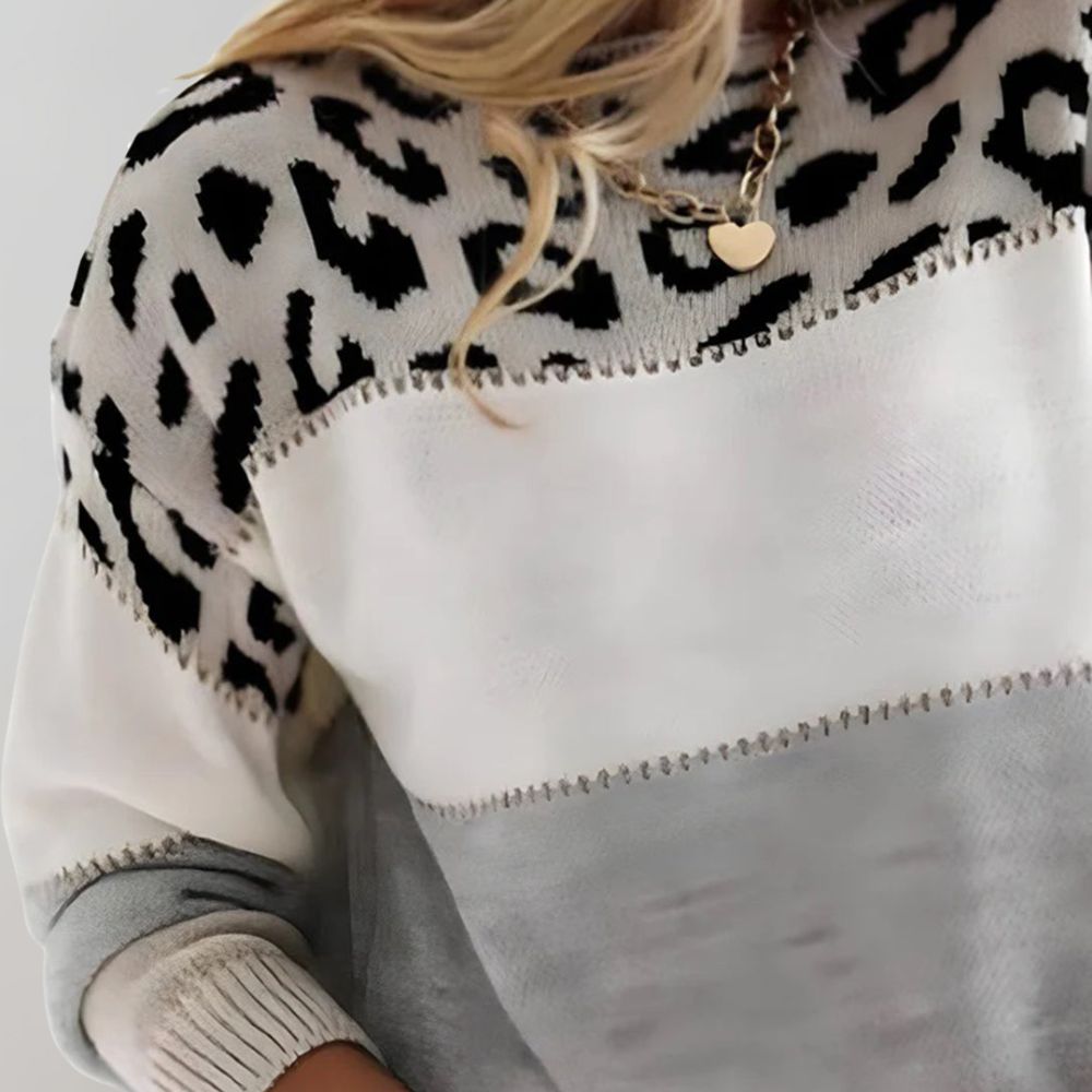 Kate | Leopard Print Casual Sweater