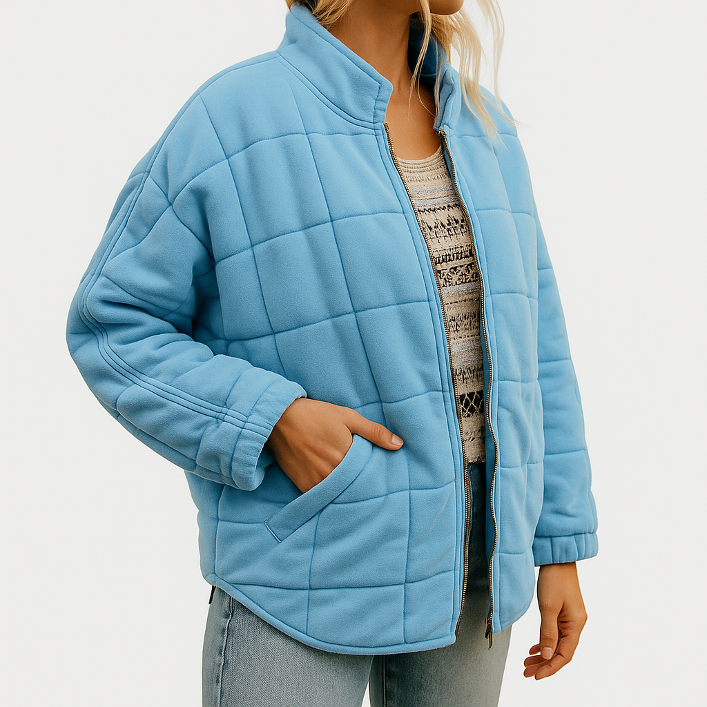Oversized Quilted Jacket for Women