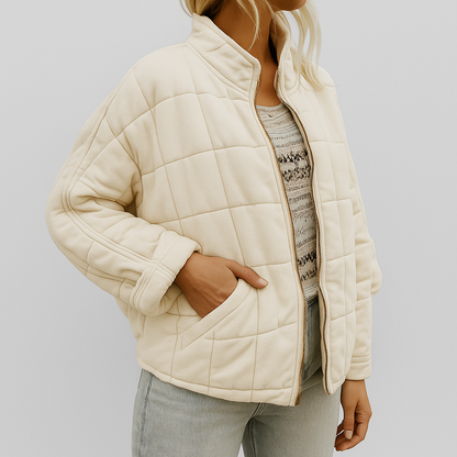 Oversized Quilted Jacket for Women