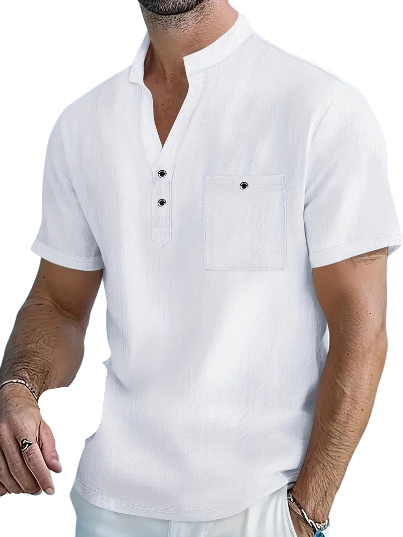 Elegant Short-Sleeve Shirt