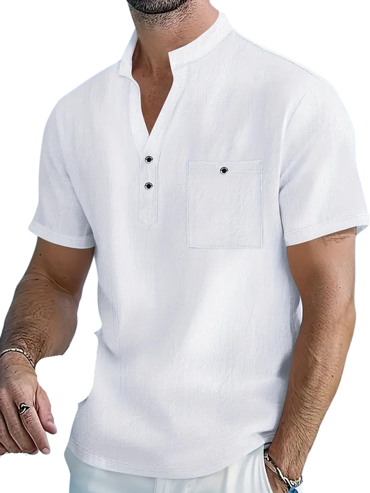 Elegant Short-Sleeve Shirt