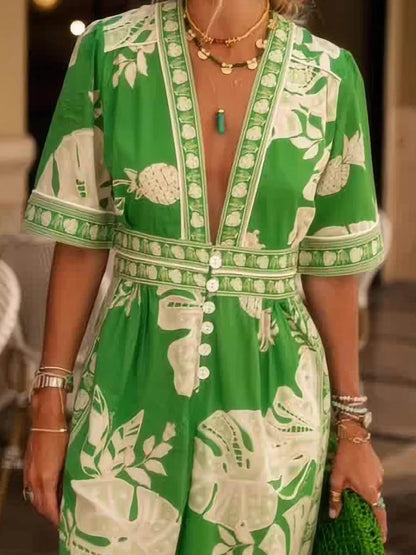 Elegant Floral Jumpsuit