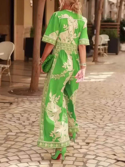 Elegant Floral Jumpsuit