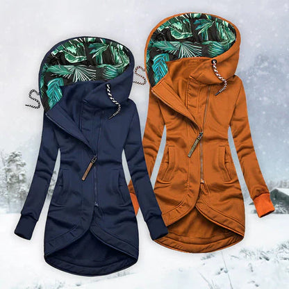 Elegant & Warm Hooded Winter Jacket