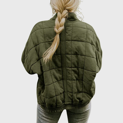 Oversized Quilted Jacket for Women