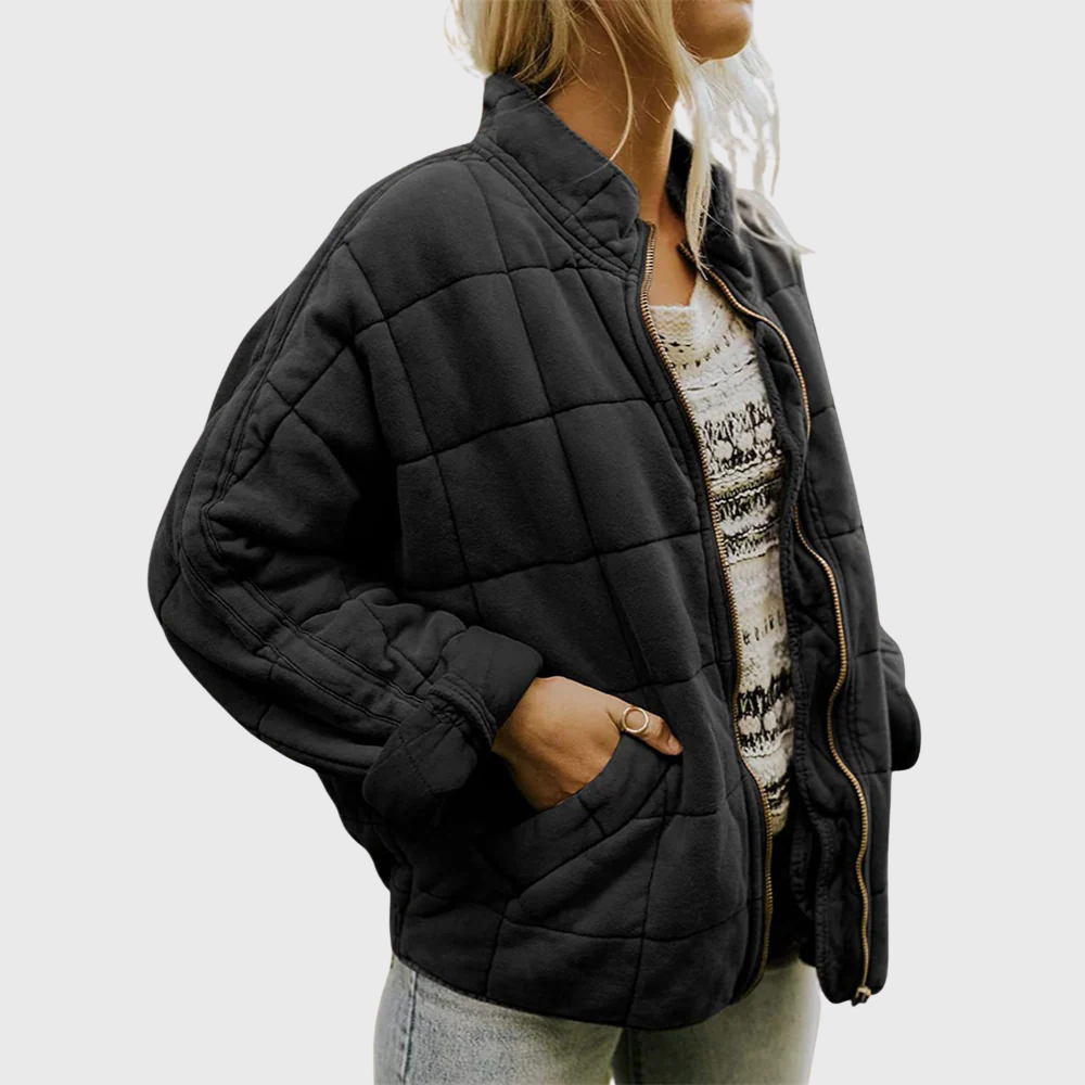Oversized Quilted Jacket for Women