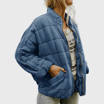 Oversized Quilted Jacket for Women