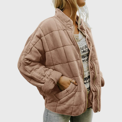 Oversized Quilted Jacket for Women