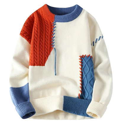 Steven | Patchwork Sweater