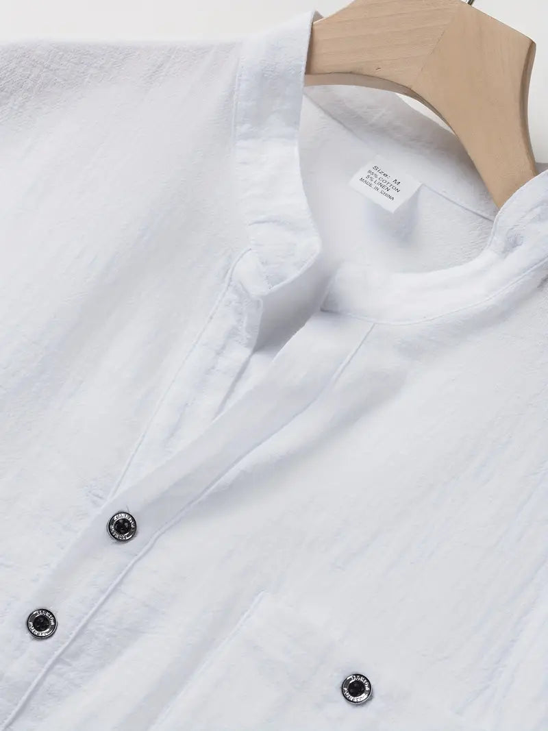 Elegant Short-Sleeve Shirt