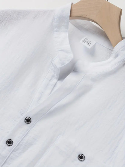 Elegant Short-Sleeve Shirt