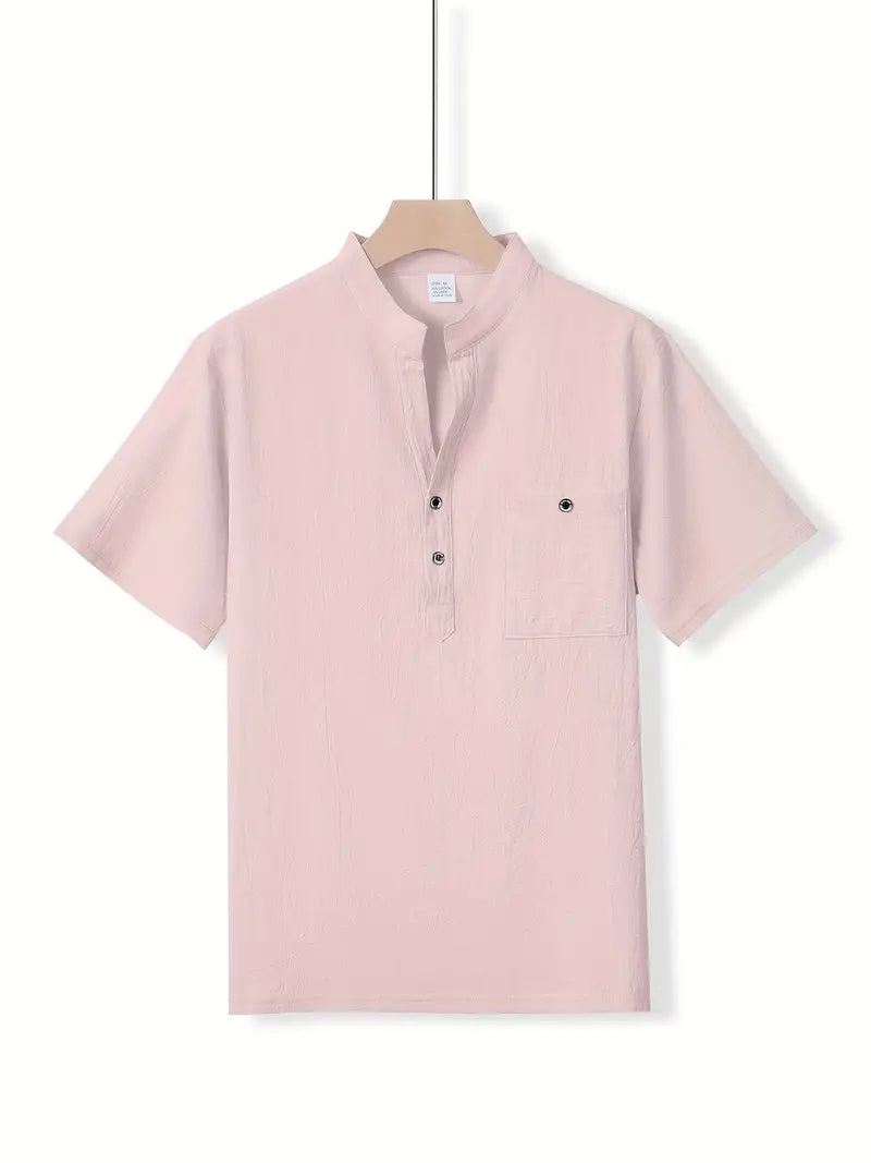 Elegant Short-Sleeve Shirt