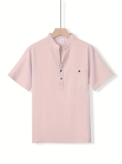 Elegant Short-Sleeve Shirt